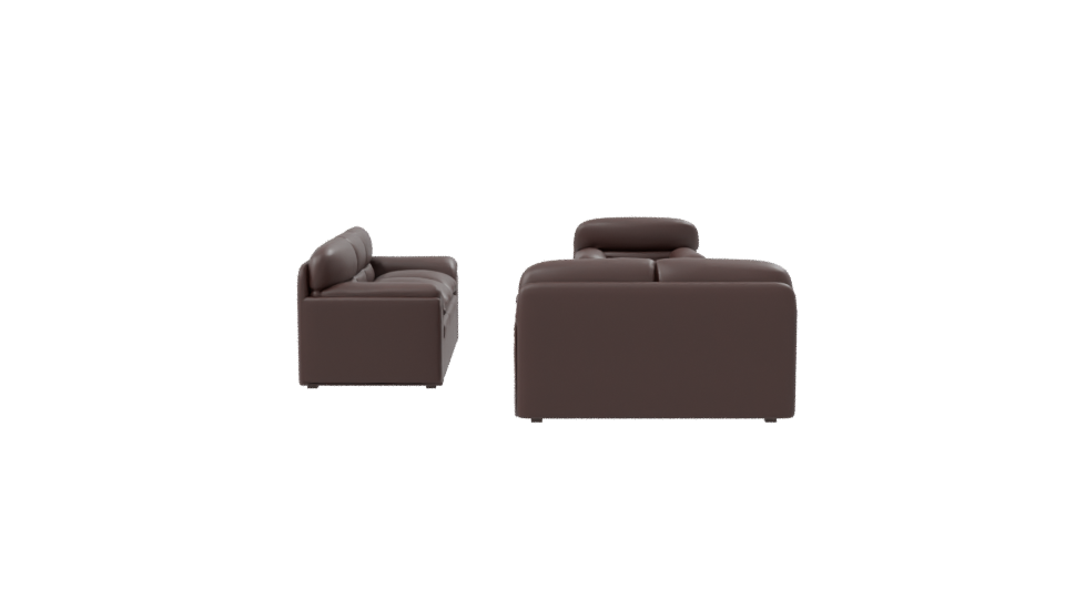 Modern Living Room Sofa Set 3D - Professional 3D Model Render 8