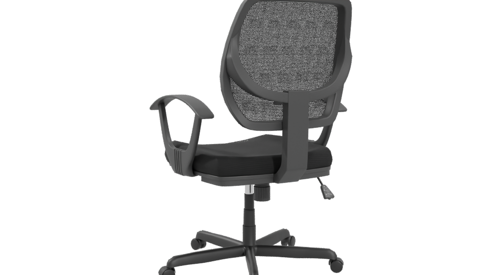 Contemporary Ergonomic Office Chair 3D Model - Professional 3D Model Render 4