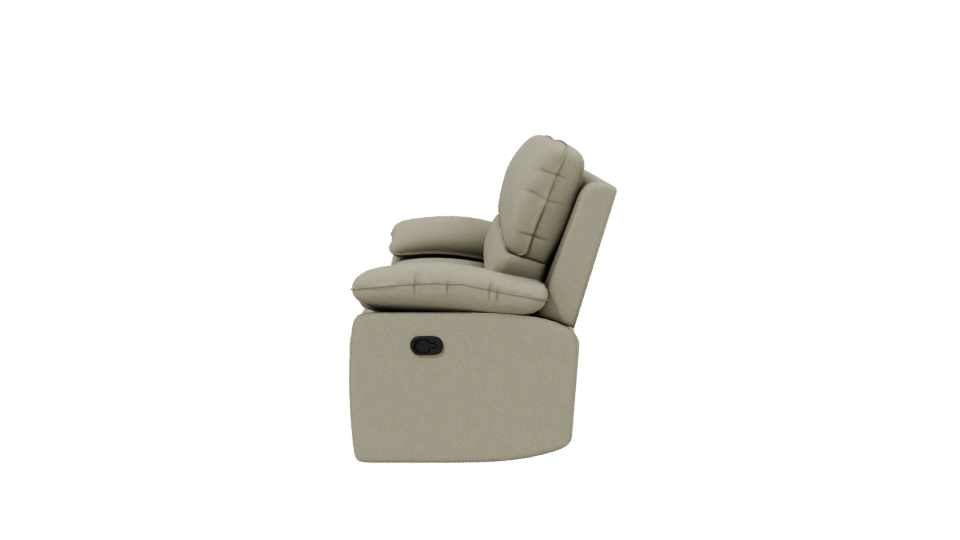 Cozy Reclining Sofa 3D Model - Professional 3D Model Render 2