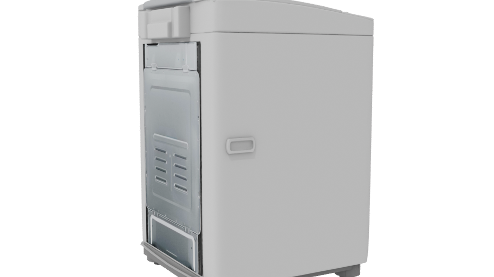 Contemporary Top-Loading Washing Machine 3D Model - Professional 3D Model Render 7