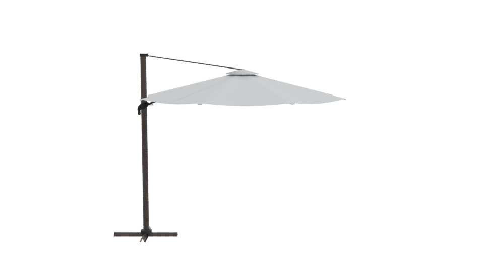 Stylish Outdoor Umbrella Model - Professional 3D Model Render 11