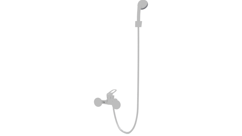 Modern Shower Set 3D Model - Professional 3D Model Render 6