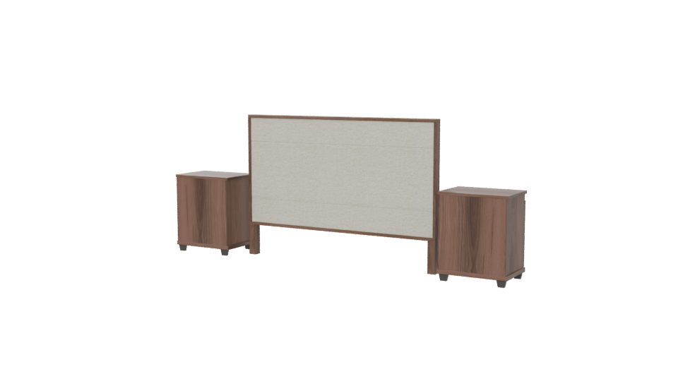 Modern Bedroom Furniture Set 3D - Professional 3D Model Render 6