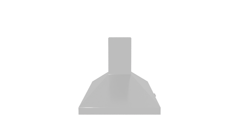 90 cm Decorative Kitchen Hood 3D - Professional 3D Model Render 8