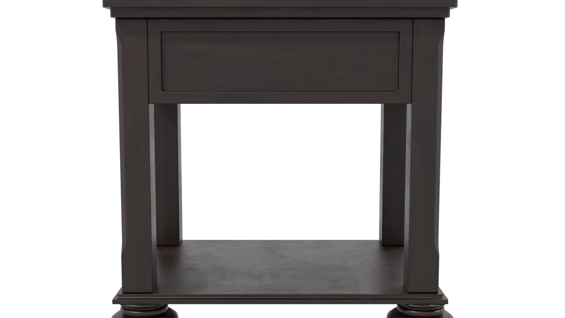 Elegant Wooden Side Table Model - Professional 3D Model Render 17