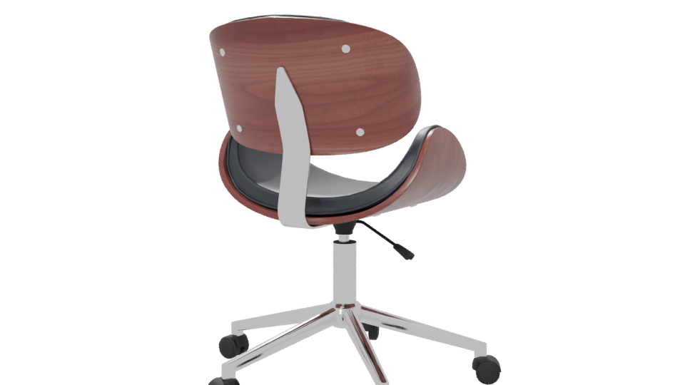 Sleek Modern Office Chair 3D - Professional 3D Model Render 6