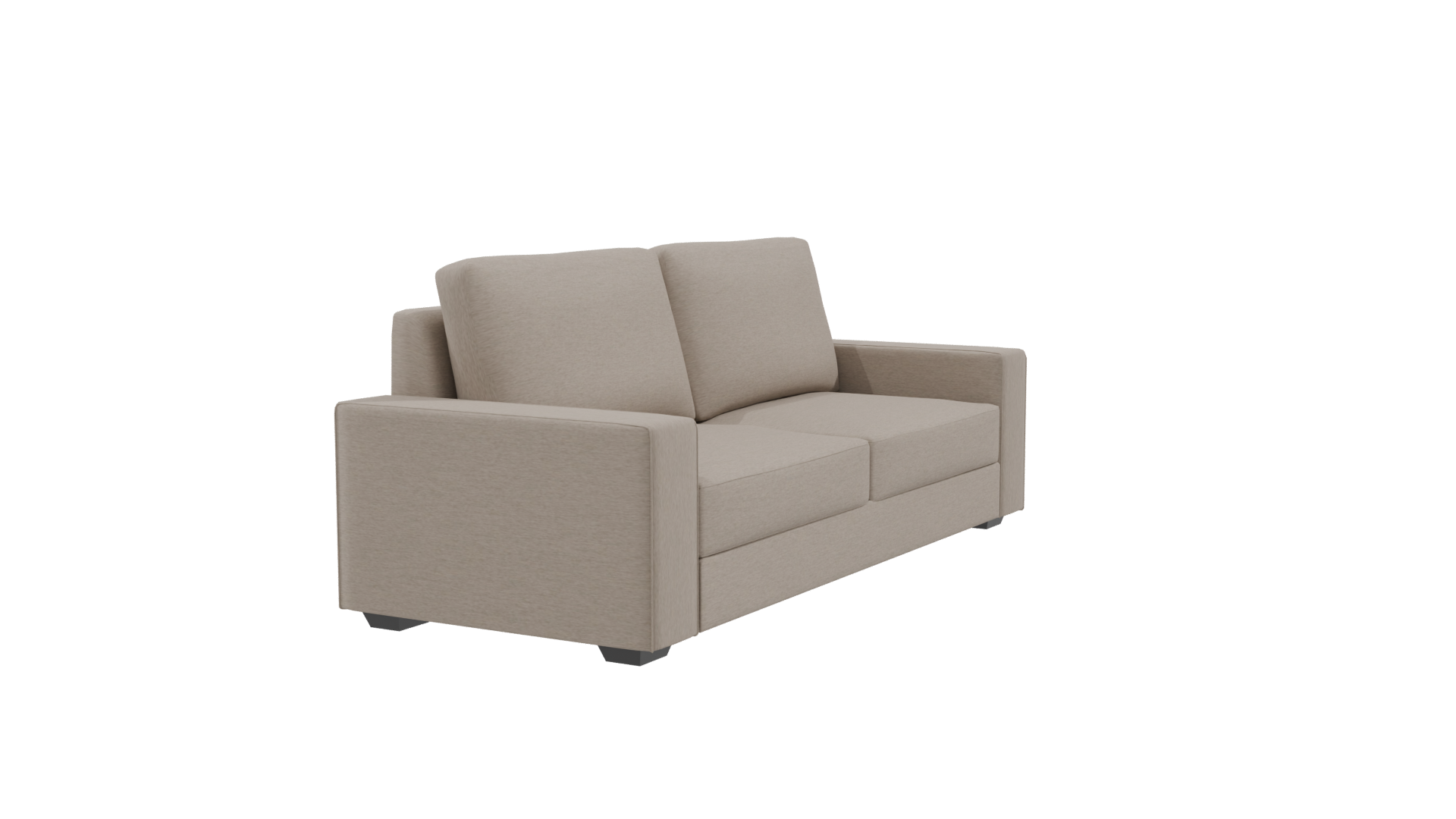Contemporary Fabric Sofa 3D Model - Professional 3D Model Render 9