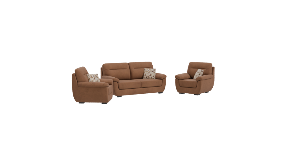 Stylish Fabric Sofa Set 3D - Professional 3D Model Render 10
