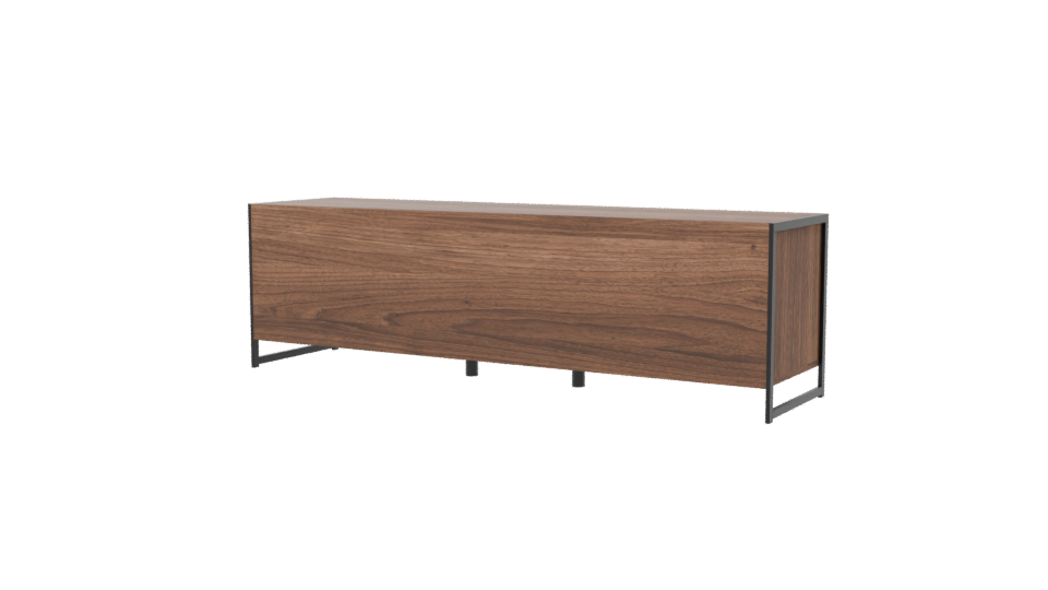 Stylish Wooden TV Stand 3D - Professional 3D Model Render 6