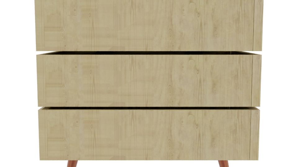 Stylish Modern Storage Cabinet 3D Model - Professional 3D Model Render 5