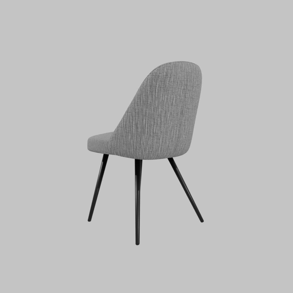 Silla Gris / Café 59x53x83,5 Cm