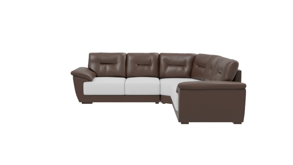 Contemporary Sectional Sofa 3D - Professional 3D Model Render 2