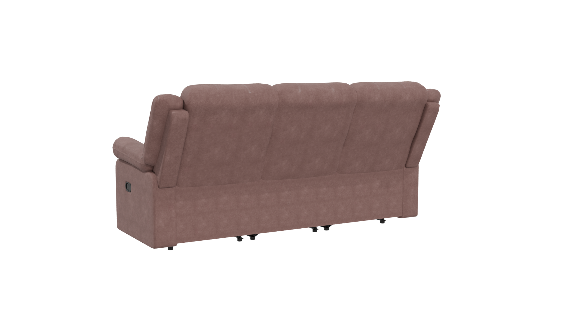 Contemporary Reclining Sofa Model - Professional 3D Model Render 4