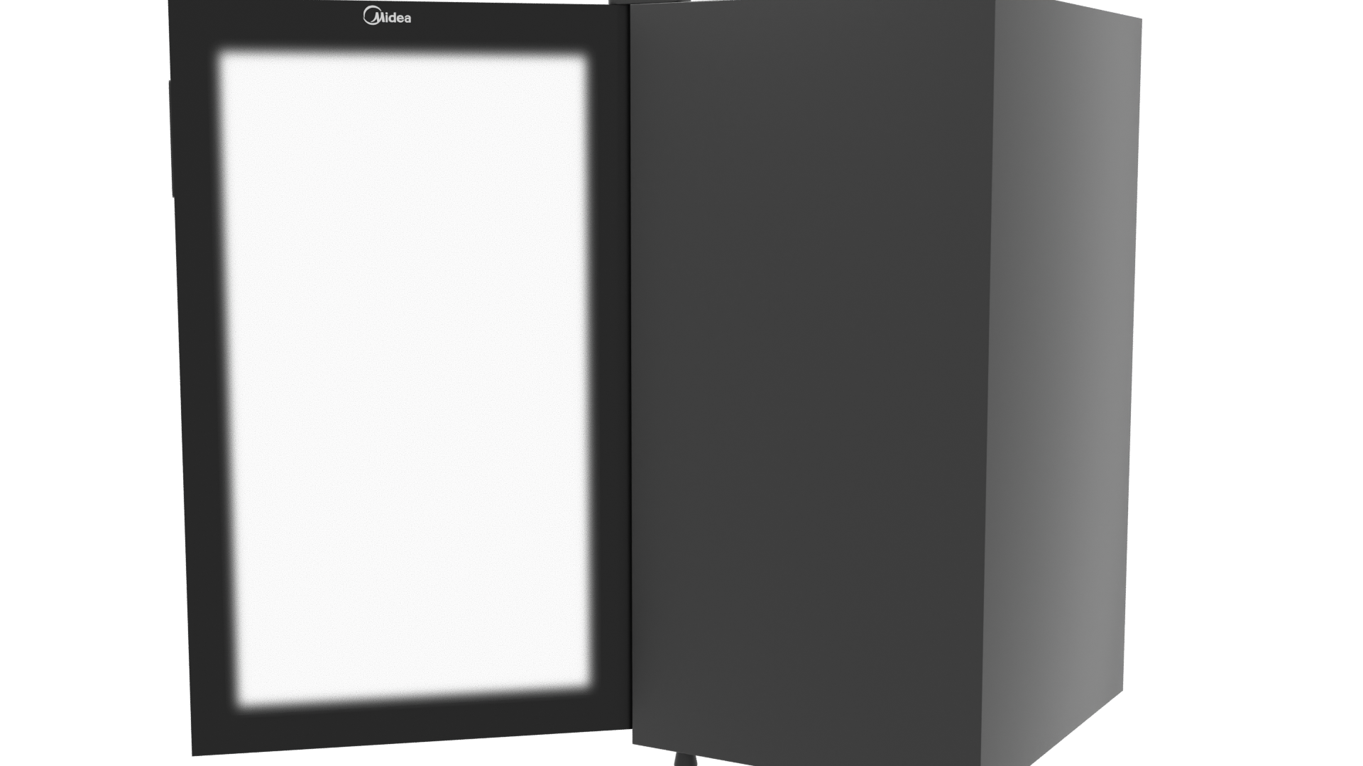 Modern Glass Door Refrigerator 3D - Professional 3D Model Render 3