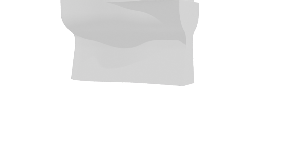 Contemporary Toilet Ceramic Model - Professional 3D Model Render 3