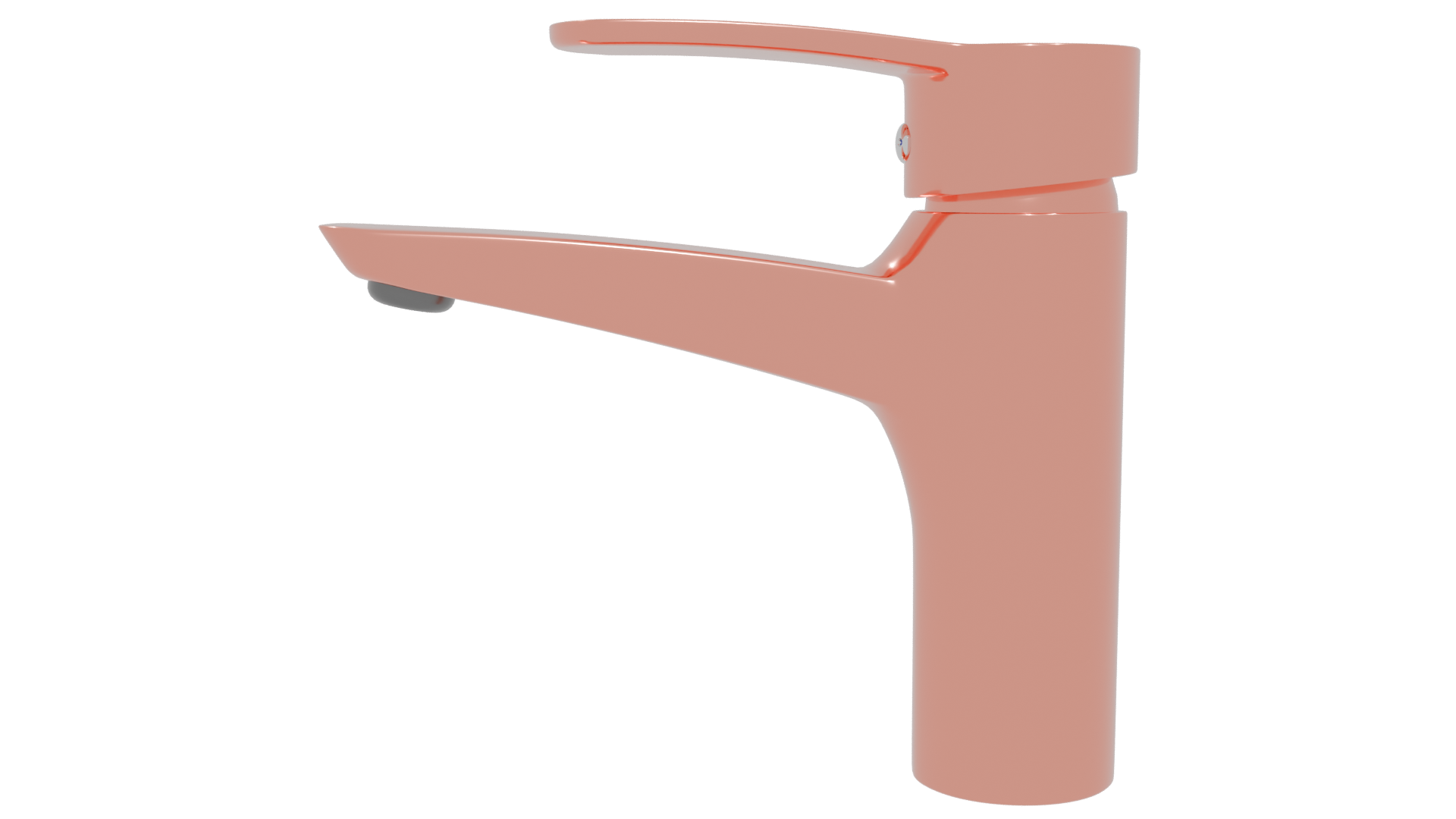 Sleek Modern Faucet 3D Model - Professional 3D Model Render 17