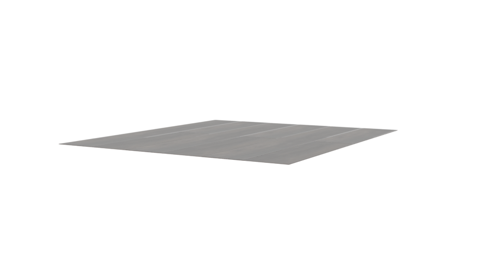 Sleek Modern Metal Panel 3D Model - Professional 3D Model Render 3