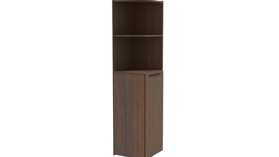 Stylish Wooden Storage Unit 3D - Professional 3D Model Render 9