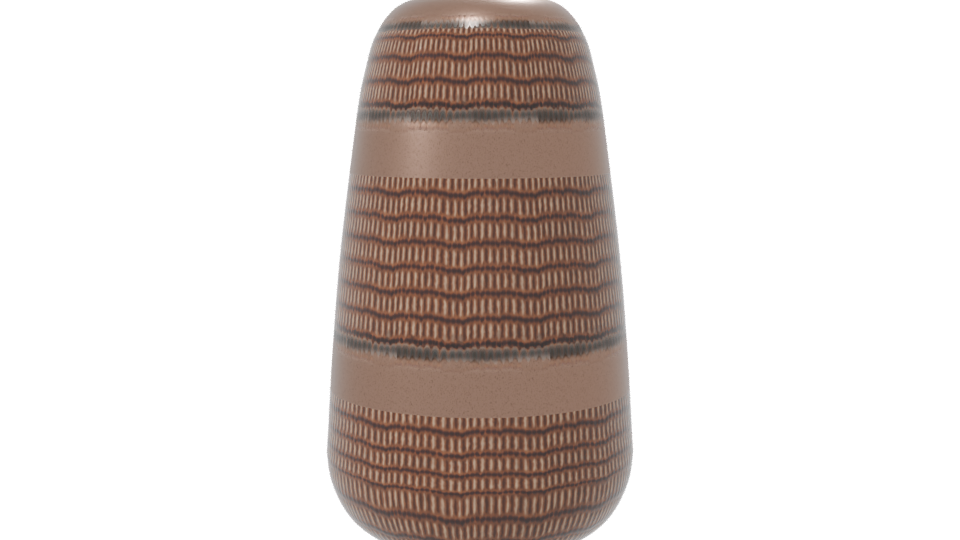Stylish Ceramic Vase 3D Model - Professional 3D Model Render 7
