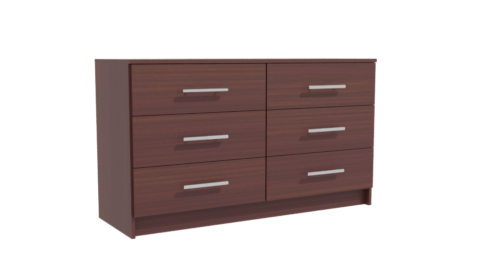 Altair Wenge Modern Dresser 3D - Professional 3D Model Render 10
