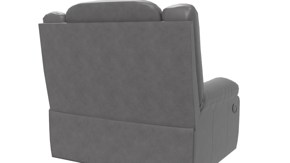 Stylish Reclining Chair Model - Professional 3D Model Render 6