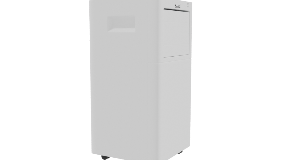 Compact Portable Air Conditioner Model - Professional 3D Model Render 9