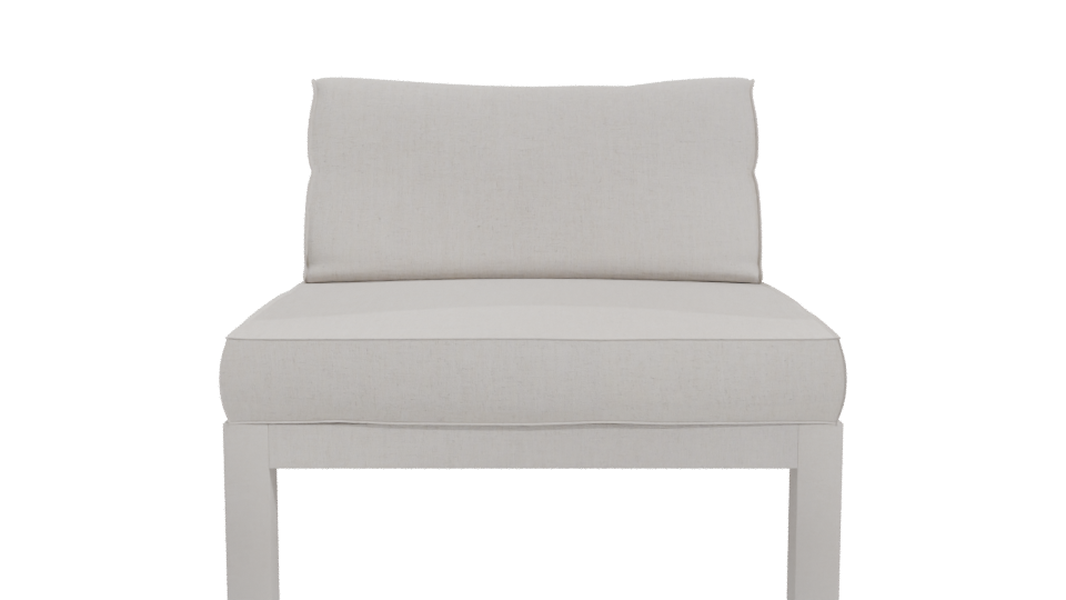 Elegant Minimalist Lounge Chair 3D Model - Professional 3D Model Render 11