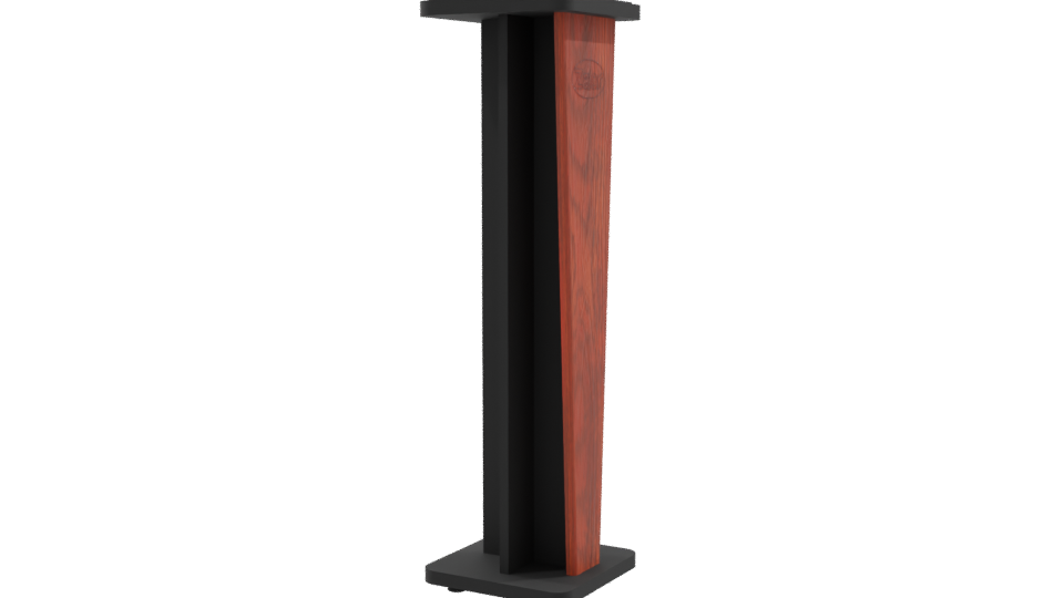 Stylish Wooden Podium Model - Professional 3D Model Render 9