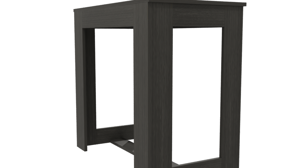 Sleek Modern Writing Desk 3D Model - Professional 3D Model Render 7