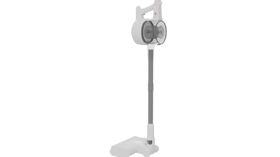 Compact Cordless Vacuum Cleaner Model - Professional 3D Model Render 6