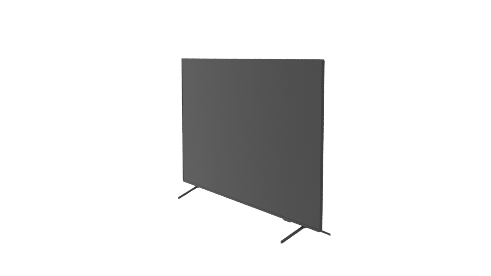 Sleek Flat Screen TV Model - Professional 3D Model Render 13
