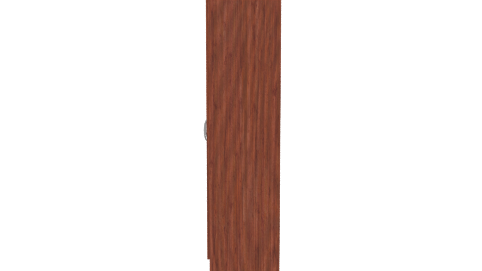 Stylish Wooden Wardrobe Model - Professional 3D Model Render 2