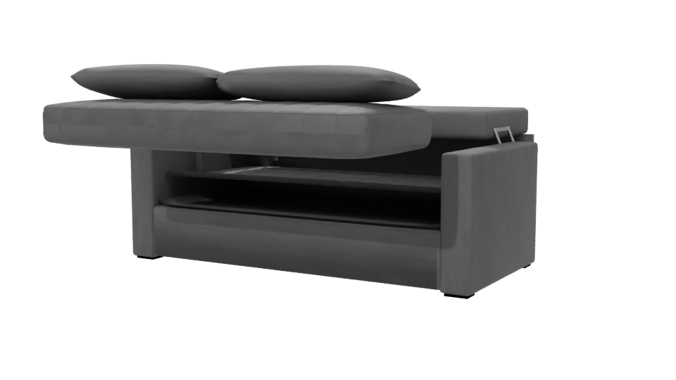 Contemporary Fabric Sofa Model - Professional 3D Model Render 6