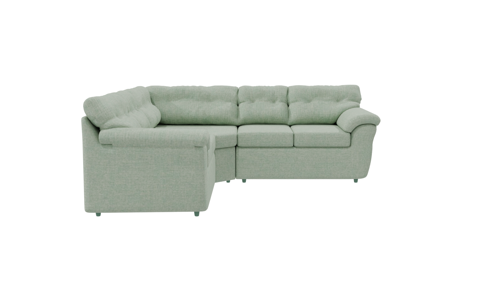Stylish L-Shaped Sofa 3D Model - Professional 3D Model Render 23