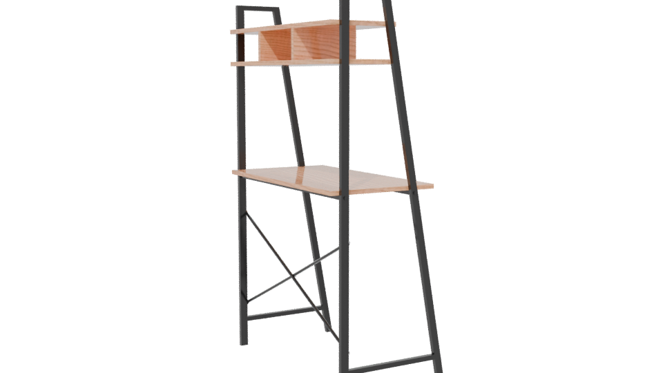 Industrial Bookshelf 3D Model - Professional 3D Model Render 13