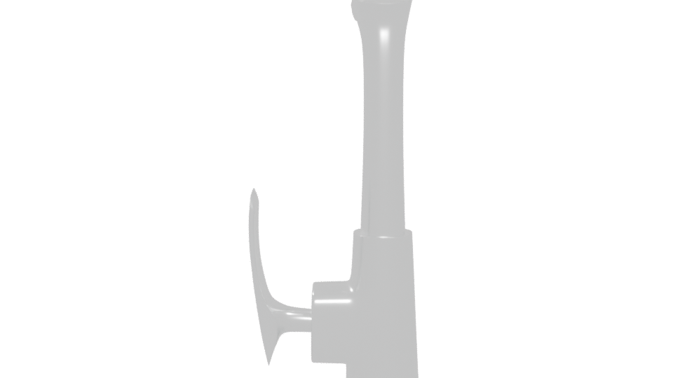 Sleek Kitchen Faucet Model 3D - Professional 3D Model Render 5