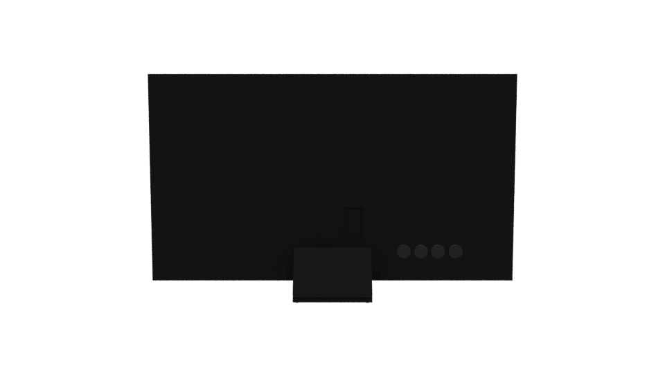 Sleek Modern Television 3D Model - Professional 3D Model Render 5