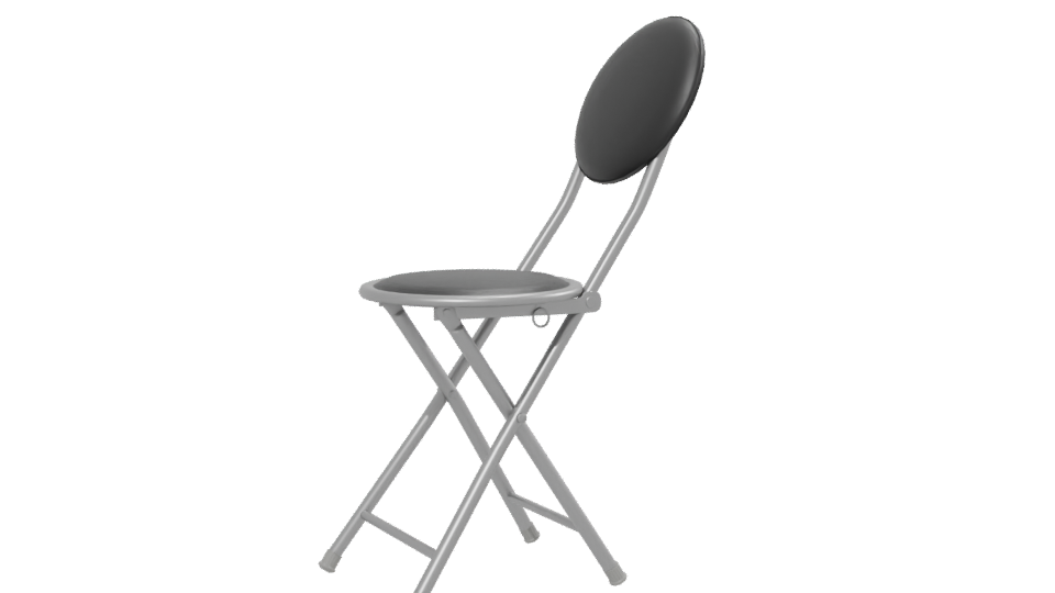 Black Metal Bar Stool 3D - Professional 3D Model Render 13