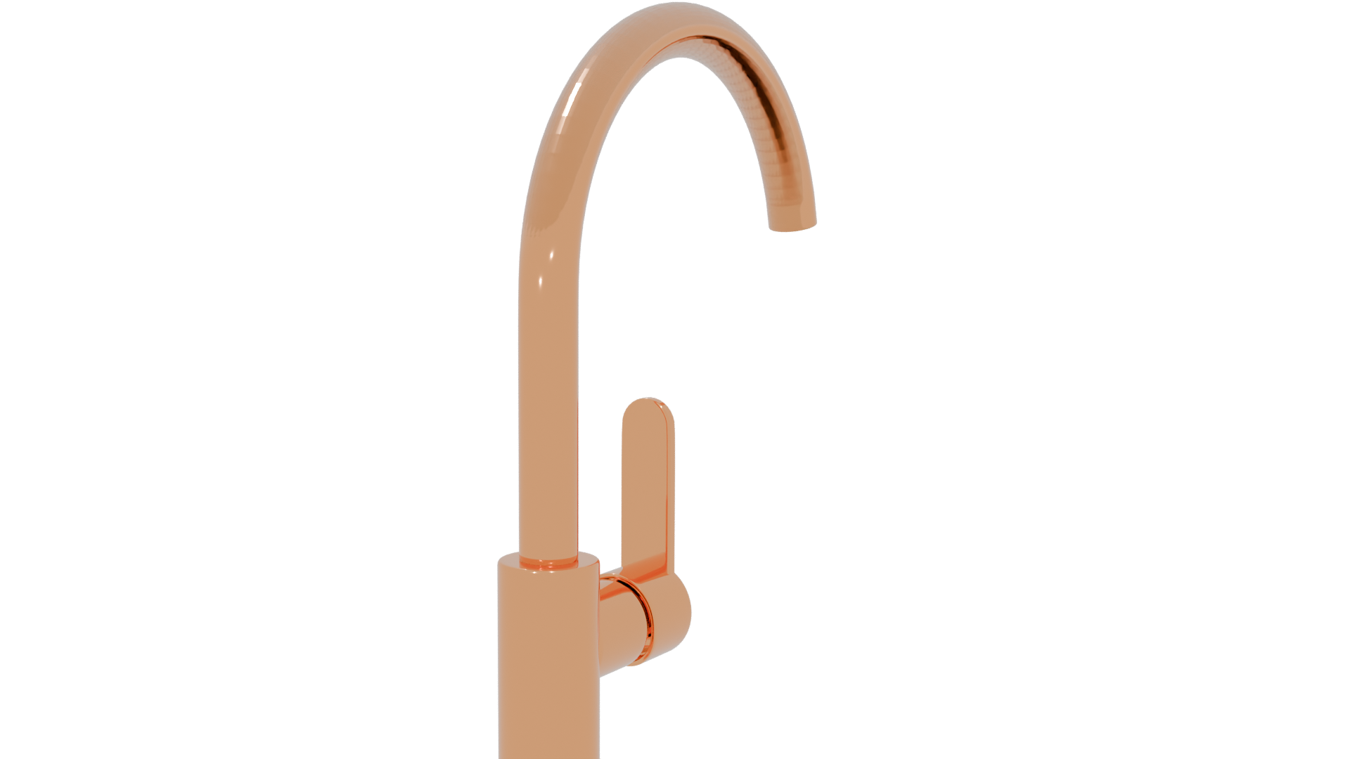 Sleek Modern Faucet Design - Professional 3D Model Render 6