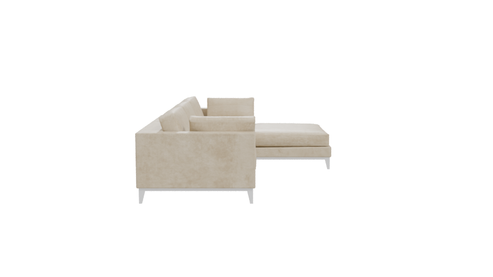 Contemporary Sofa Sectional 3D Model - Professional 3D Model Render 11