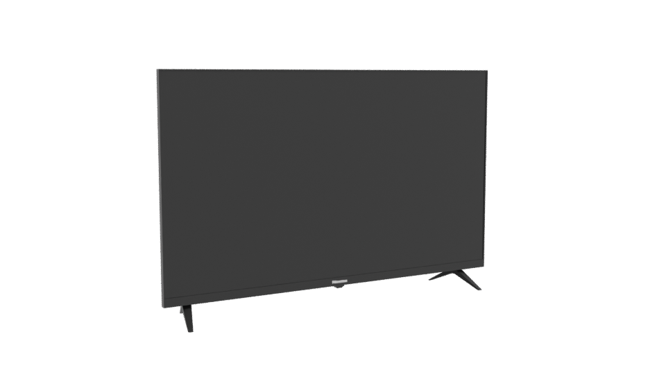 Sleek Flat Screen TV Model - Professional 3D Model Render 10