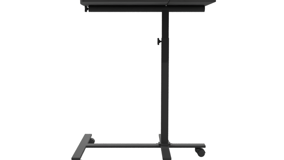 Adjustable Rolling Laptop Table 3D - Professional 3D Model Render 11