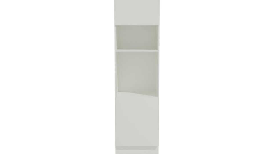 Minimalist Vertical Storage Unit 3D - Professional 3D Model Render 11
