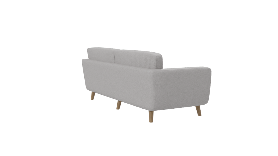 Contemporary Grey Sofa 3D Model - Professional 3D Model Render 7
