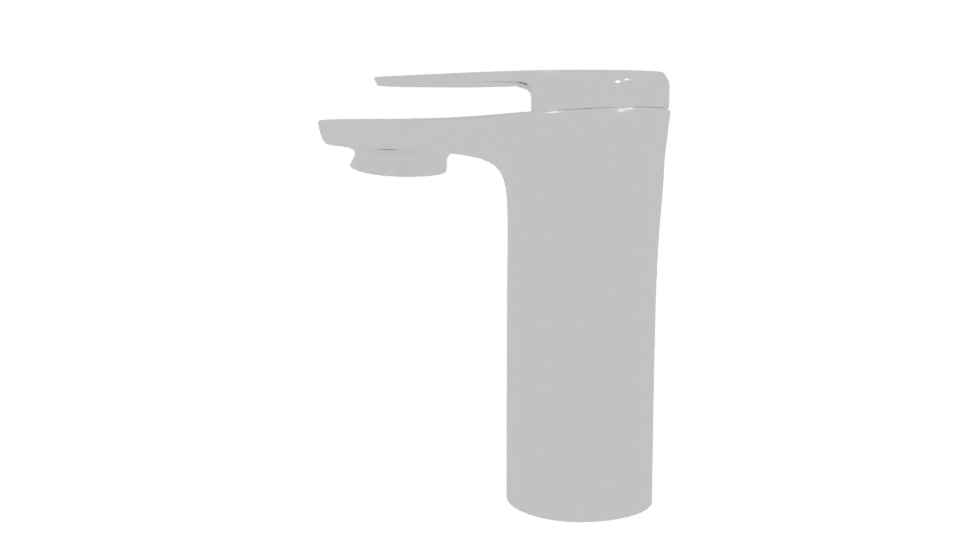 Stylish Modern Faucet 3D Model - Professional 3D Model Render 4