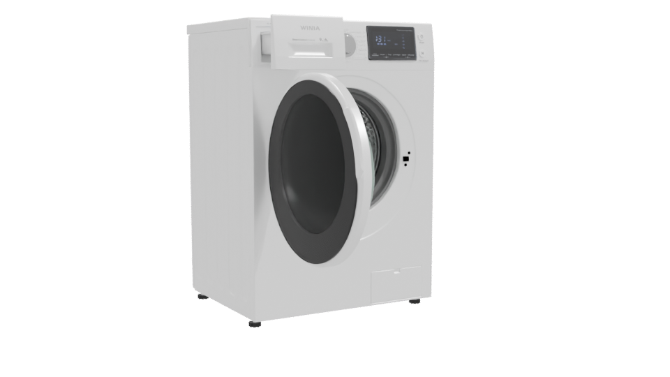 High-Efficiency Washing Machine Model - Professional 3D Model Render 10