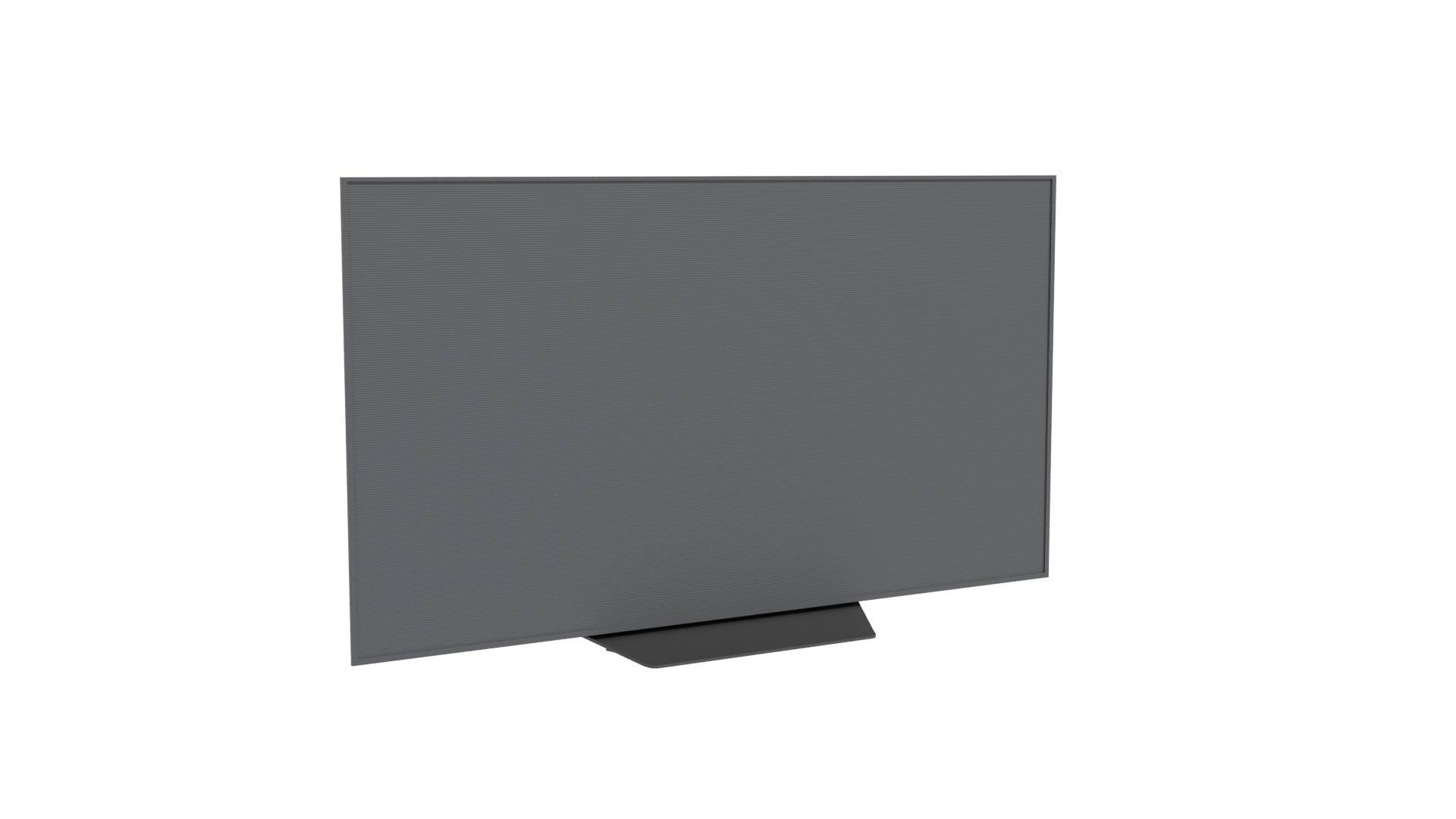 Sleek Modern Flat Screen TV - Professional 3D Model Render 10
