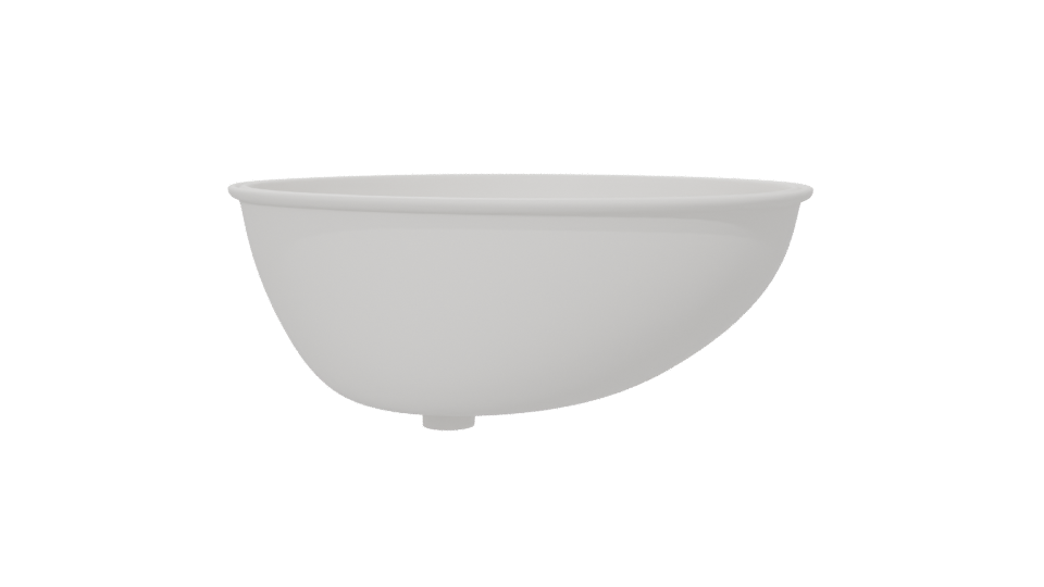 Stylish Minimalist Ceramic Bowl 3D Model - Professional 3D Model Render 6