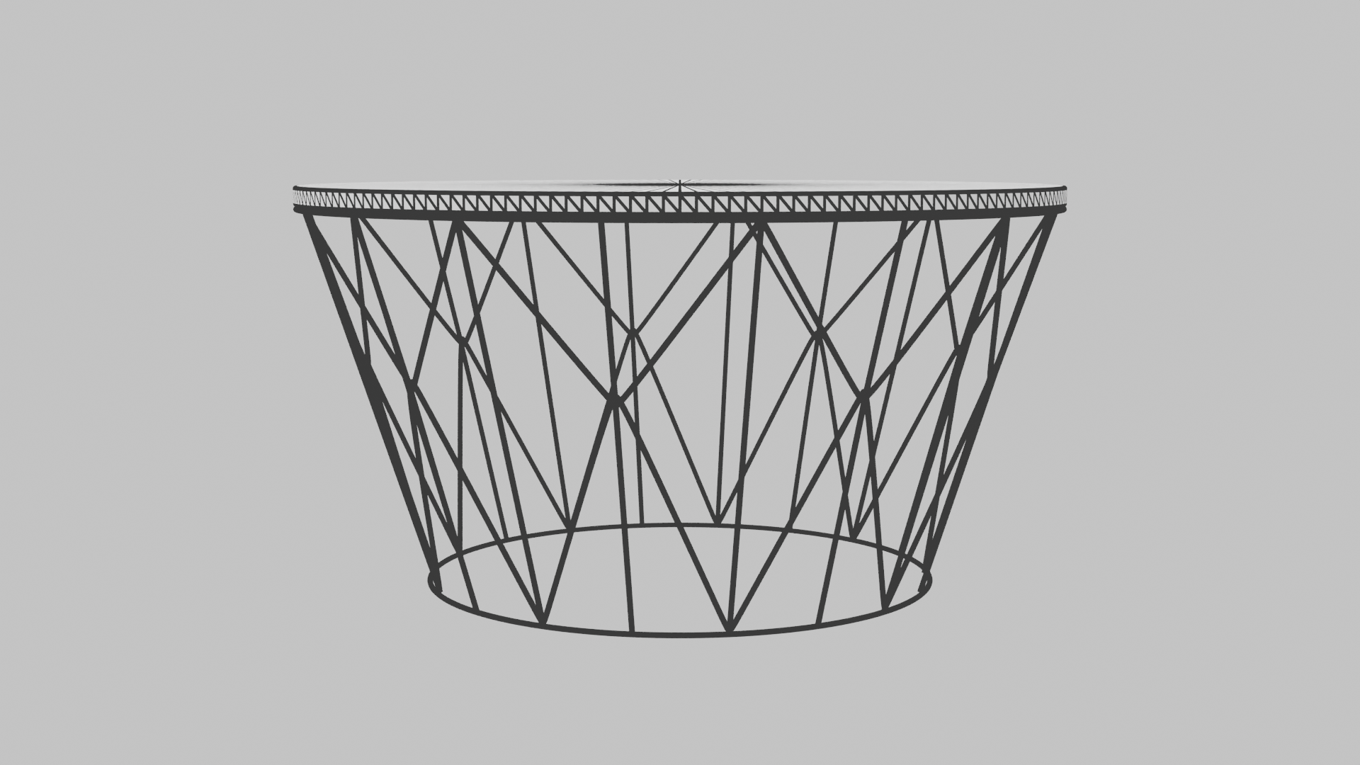 Stylish Round Coffee Table 3D - Professional 3D Model Render 15