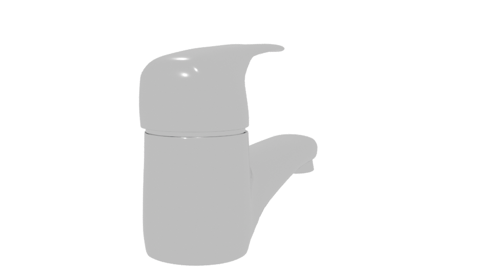 Sleek Metallic Beverage Bottle 3D Model - Professional 3D Model Render 6